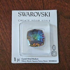 SWAROVSKI CRYSTAL VITRAIL MEDIUM MYSTIC SQUARE REPLACMENT JEWELRY FANCY STONE